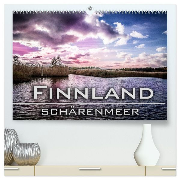 Finnland Schärenmeer (hochwertiger Premium Wandkalender 2027 DIN A2 quer) Kunstdruck in Hochglanz