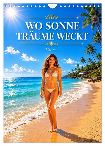 Wo Sonne Träume weckt (Wandkalender 2027 DIN A4 hoch) CALVENDO Monatskalender