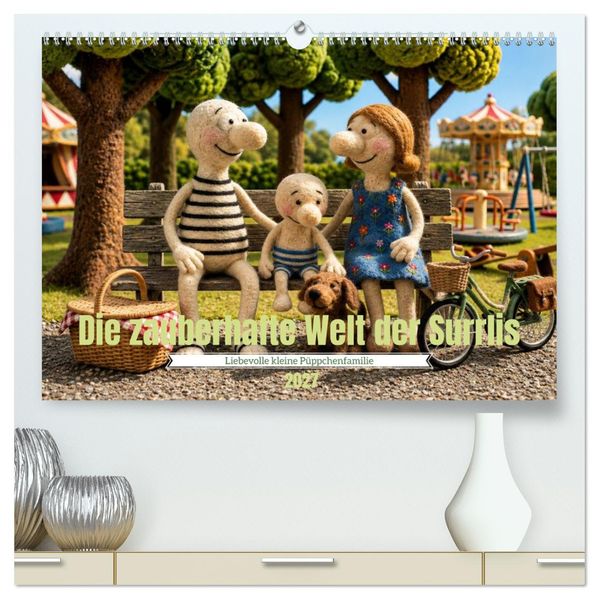 Die zauberhafte Welt der Surrlis (hochwertiger Premium Wandkalender 2027 DIN A2 quer) Kunstdruck in Hochglanz