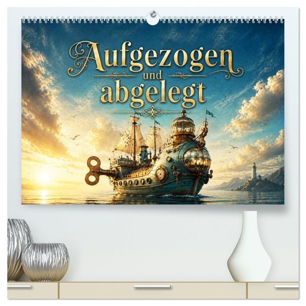 Aufgezogen und abgelegt (hochwertiger Premium Wandkalender 2027 DIN A2 quer) Kunstdruck in Hochglanz
