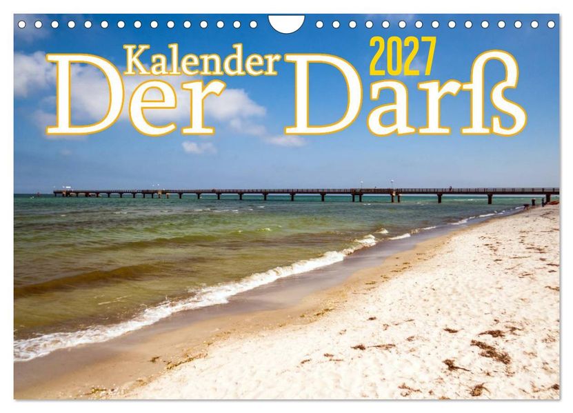 Der Darß Kalender CH-Version (Wandkalender 2027 DIN A4 quer) CALVENDO Monatskalender