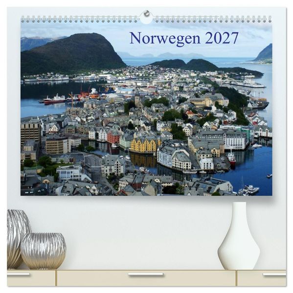 Norwegen 2027 (hochwertiger Premium Wandkalender 2027 DIN A2 quer) Kunstdruck in Hochglanz