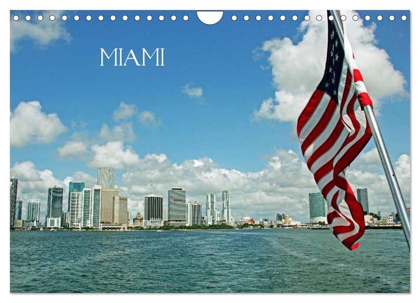 MIAMI (Wandkalender 2027 DIN A4 quer) CALVENDO Monatskalender