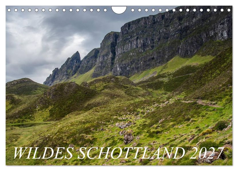 Wildes Schottland 2027 (Wandkalender 2027 DIN A4 quer) CALVENDO Monatskalender