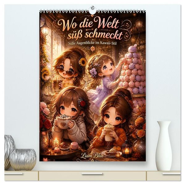 Wo die Welt süß schmeckt (hochwertiger Premium Wandkalender 2027 DIN A2 hoch) Kunstdruck in Hochglanz