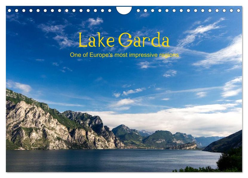 Lake Garda / UK-Version (Wall Calendar 2027 DIN A4 landscape) CALVENDO 12 Month Wall Calendar