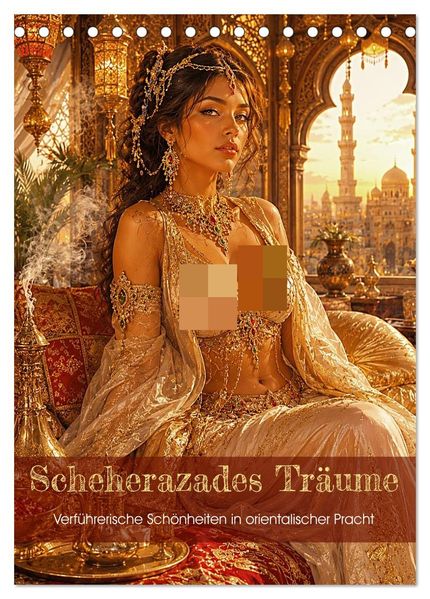 Scheherazades Träume (Tischkalender 2027 DIN A5 hoch) CALVENDO Monatskalender