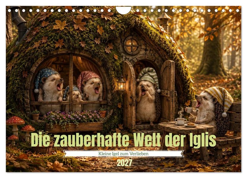 Die zauberhafte Welt der Iglis (Wandkalender 2027 DIN A4 quer) CALVENDO Monatskalender