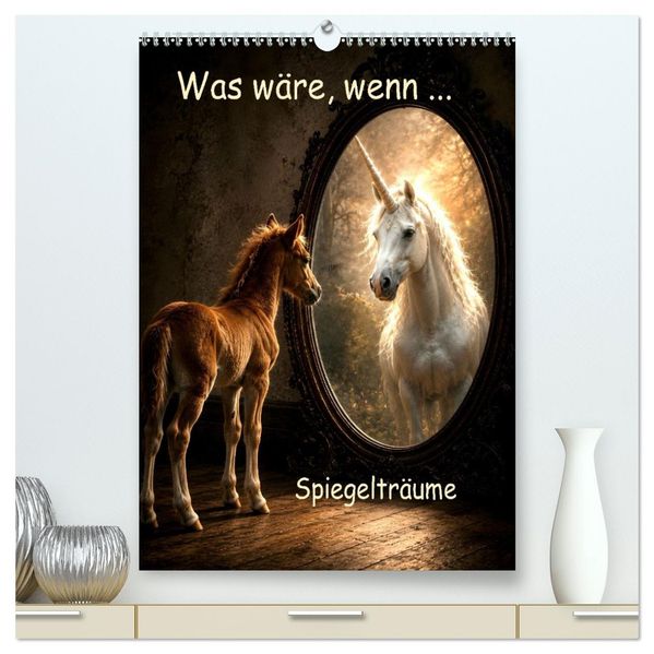 Was wäre wenn... Spiegelträume (hochwertiger Premium Wandkalender 2027 DIN A2 hoch) Kunstdruck in Hochglanz