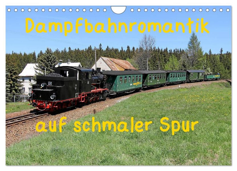 Dampfbahnromantik auf schmaler Spur (Wandkalender 2027 DIN A4 quer) CALVENDO Monatskalender