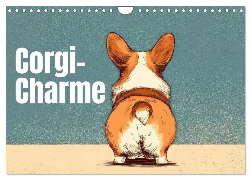 Corgi-Charme (Wandkalender 2027 DIN A4 quer) CALVENDO Monatskalender