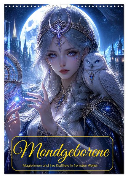Mondgeborene (Wandkalender 2027 DIN A3 hoch) CALVENDO Monatskalender