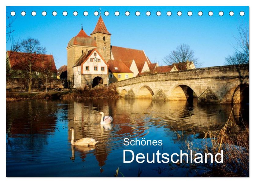 Schönes Deutschland (Tischkalender 2027 DIN A5 quer) CALVENDO Monatskalender