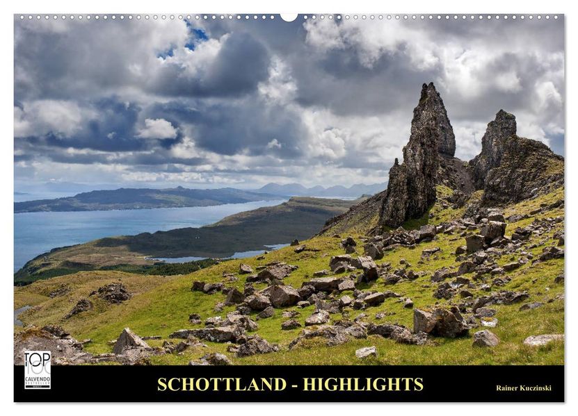 SCHOTTLAND - HIGHLIGHTS (Wandkalender 2027 DIN A2 quer) CALVENDO Monatskalender