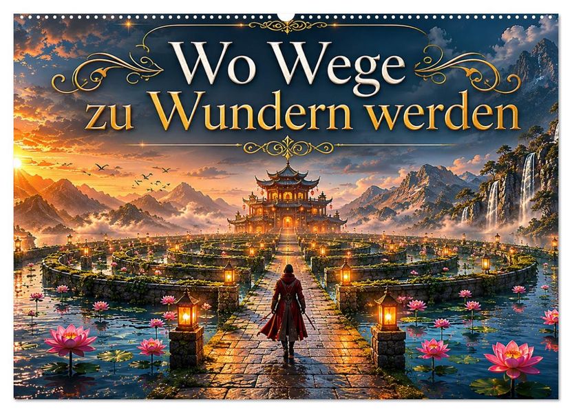 Wo Wege zu Wundern werden (Wandkalender 2027 DIN A2 quer) CALVENDO Monatskalender