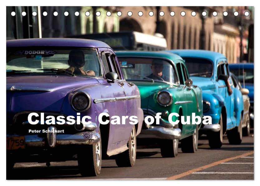 Classic Cars of Cuba (Tischkalender 2027 DIN A5 quer) CALVENDO Monatskalender