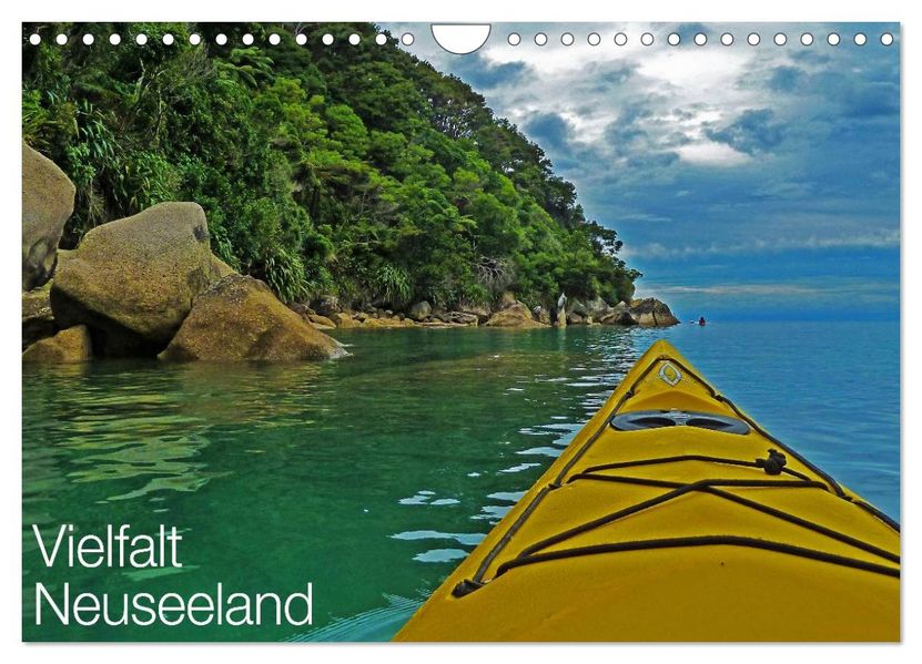 Vielfalt Neuseeland (Wandkalender 2027 DIN A4 quer) CALVENDO Monatskalender