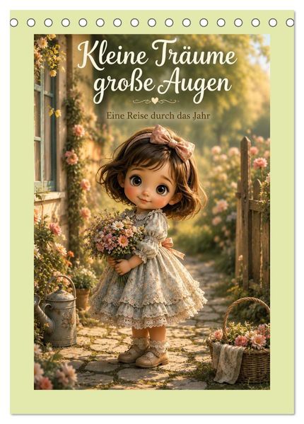 Kleine Träume große Augen (Tischkalender 2027 DIN A5 hoch) CALVENDO Monatskalender
