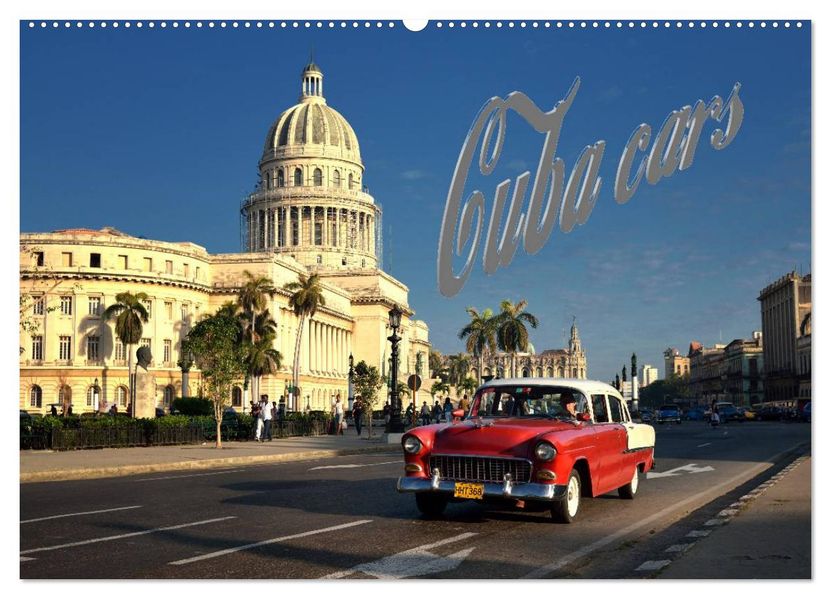 Cuba Cars (Wandkalender 2027 DIN A2 quer) CALVENDO Monatskalender