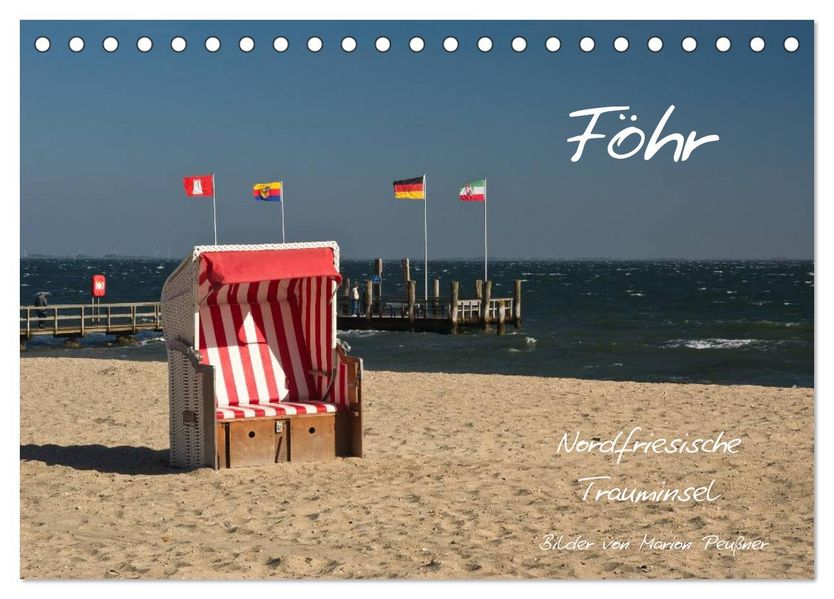 Föhr - Nordfriesische Trauminsel (Tischkalender 2027 DIN A5 quer) CALVENDO Monatskalender
