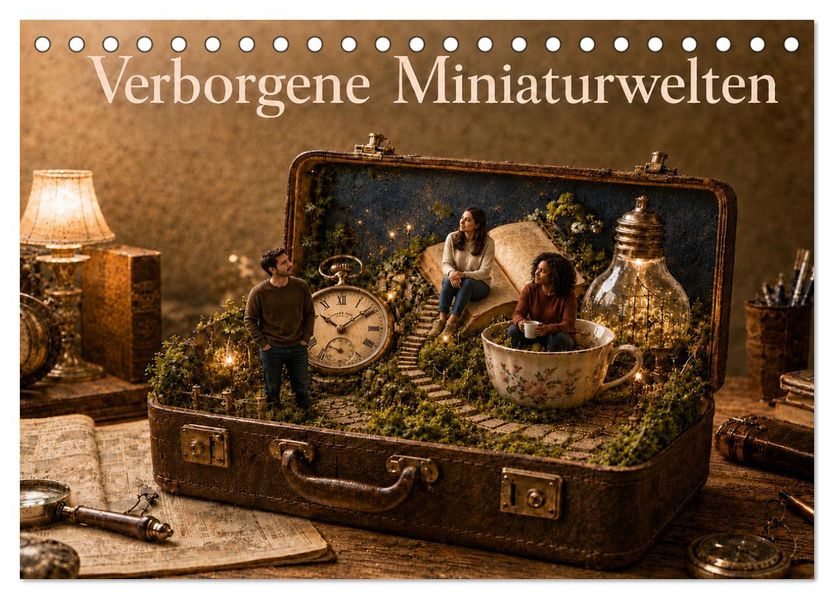 Verborgene Miniaturwelten (Tischkalender 2027 DIN A5 quer) CALVENDO Monatskalender
