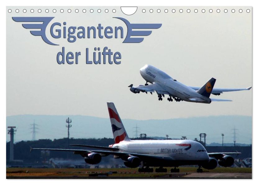 Giganten der Lüfte (Wandkalender 2027 DIN A4 quer) CALVENDO Monatskalender