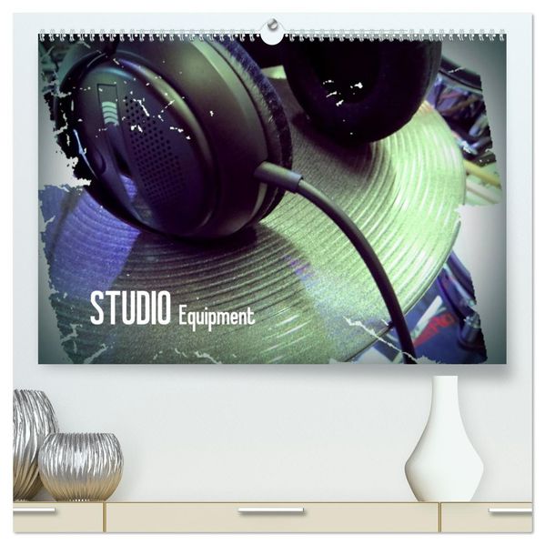 STUDIO Equipment (hochwertiger Premium Wandkalender 2027 DIN A2 quer) Kunstdruck in Hochglanz