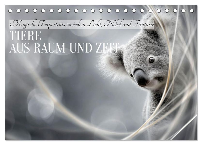 Tiere aus Traum und Zeit (Tischkalender 2027 DIN A5 quer) CALVENDO Monatskalender