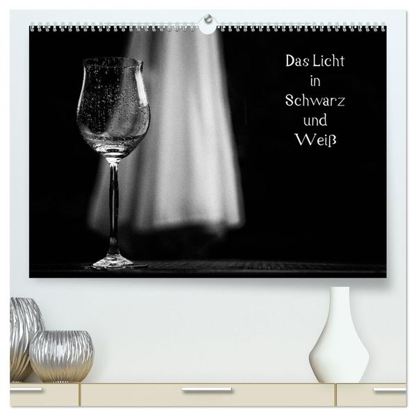 Das Licht in Schwarz und Weiß (hochwertiger Premium Wandkalender 2027 DIN A2 quer) Kunstdruck in Hochglanz