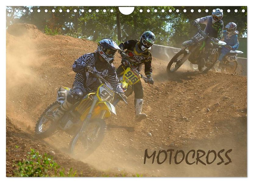 Motocross (Wandkalender 2027 DIN A4 quer) CALVENDO Monatskalender