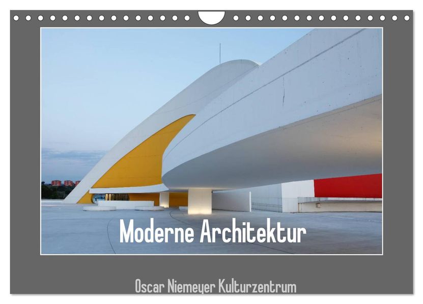 Moderne Architektur - Oscar Niemeyer Kulturzentrum (Wandkalender 2027 DIN A4 quer) CALVENDO Monatskalender