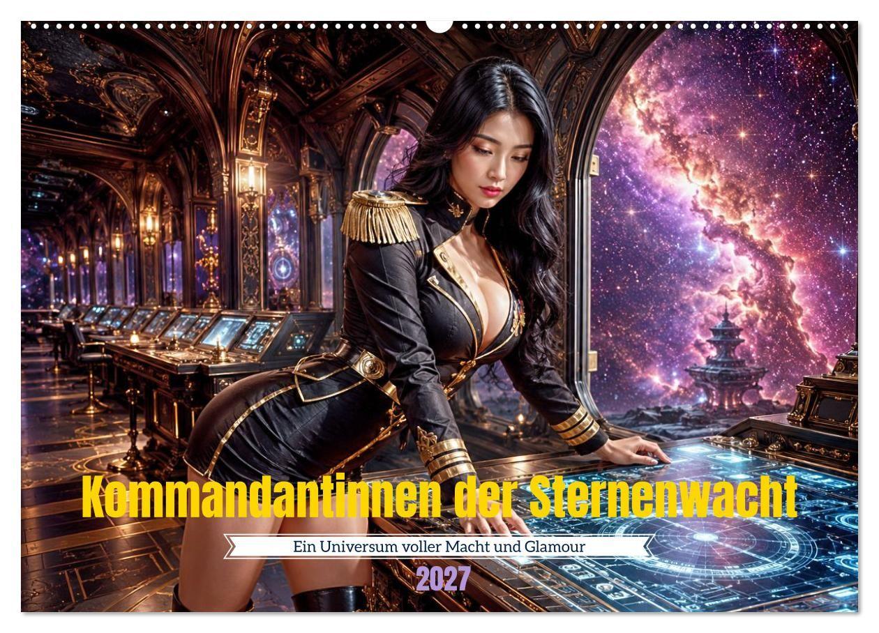 Kommandantinnen der Sternenwacht (Wandkalender 2027 DIN A2 quer) CALVENDO Monatskalender