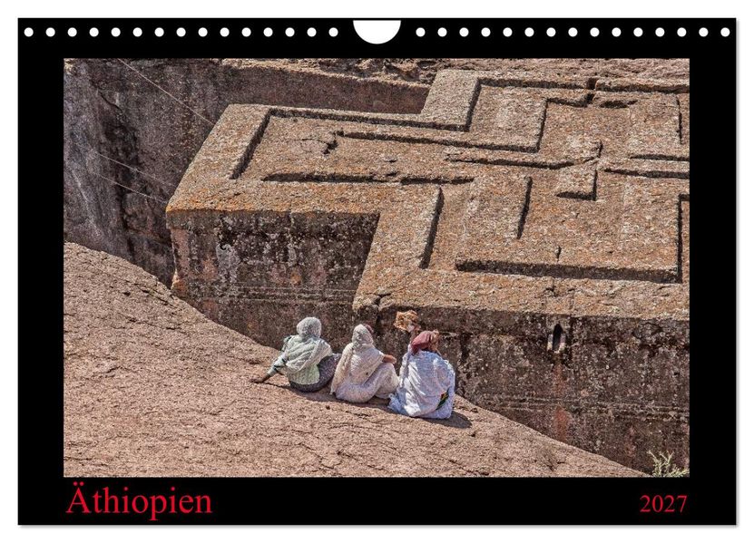 Äthiopien (Wandkalender 2027 DIN A4 quer) CALVENDO Monatskalender