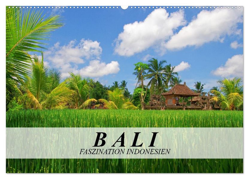 Bali - Faszination Indonesien (Wandkalender 2027 DIN A2 quer) CALVENDO Monatskalender