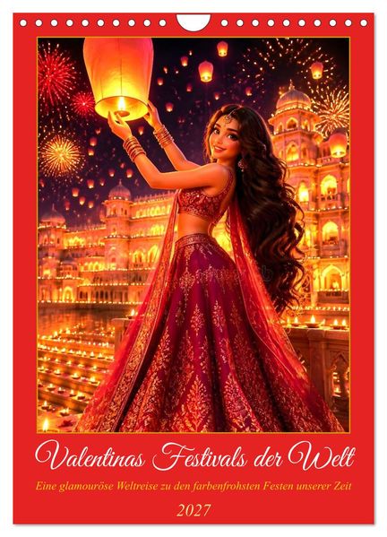 Valentinas Festivals der Welt (Wandkalender 2027 DIN A4 hoch) CALVENDO Monatskalender