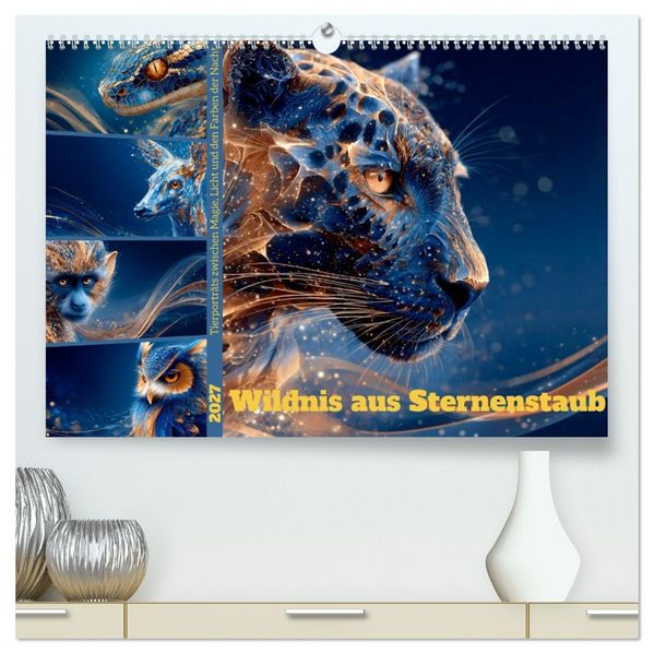 Wildnis aus Sternenstaub (hochwertiger Premium Wandkalender 2027 DIN A2 quer) Kunstdruck in Hochglanz