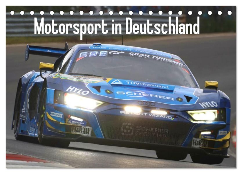 Motorsport in Deutschland (Tischkalender 2027 DIN A5 quer) CALVENDO Monatskalender