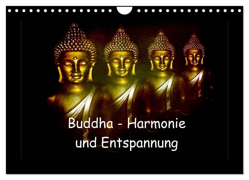 Buddha - Harmonie und Entspannung (Wandkalender 2027 DIN A4 quer) CALVENDO Monatskalender