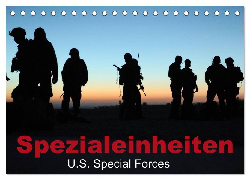Spezialeinheiten U.S. Special Forces (Tischkalender 2027 DIN A5 quer) CALVENDO Monatskalender