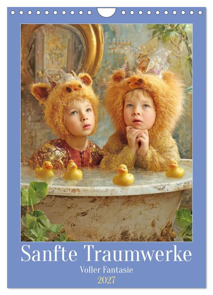 Sanfte Traumwerke - Voller Fantasie (Wandkalender 2027 DIN A4 hoch) CALVENDO Monatskalender
