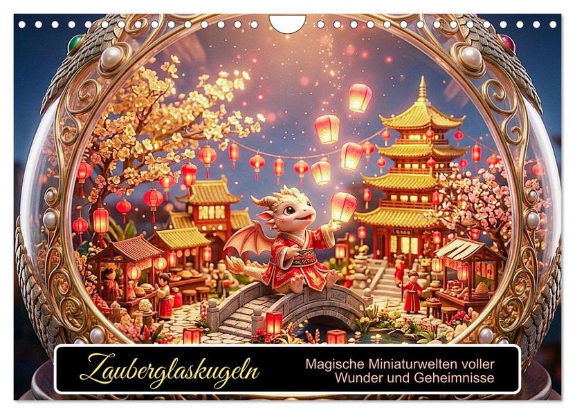 Zauberglaskugeln (Wandkalender 2027 DIN A4 quer) CALVENDO Monatskalender