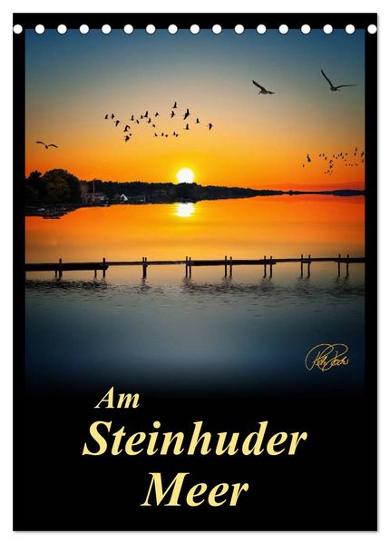 Am Steinhuder Meer / Planer (Tischkalender 2027 DIN A5 hoch) CALVENDO Monatskalender