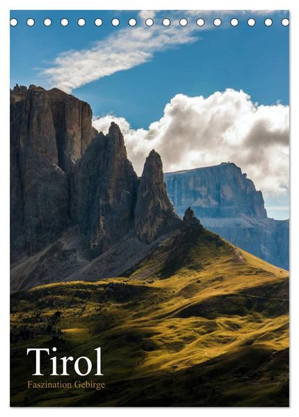Tirol - Faszination Gebirge (Tischkalender 2027 DIN A5 hoch) CALVENDO Monatskalender