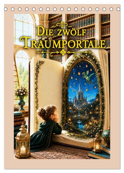 Die zwölf Traumportale (Tischkalender 2027 DIN A5 hoch) CALVENDO Monatskalender