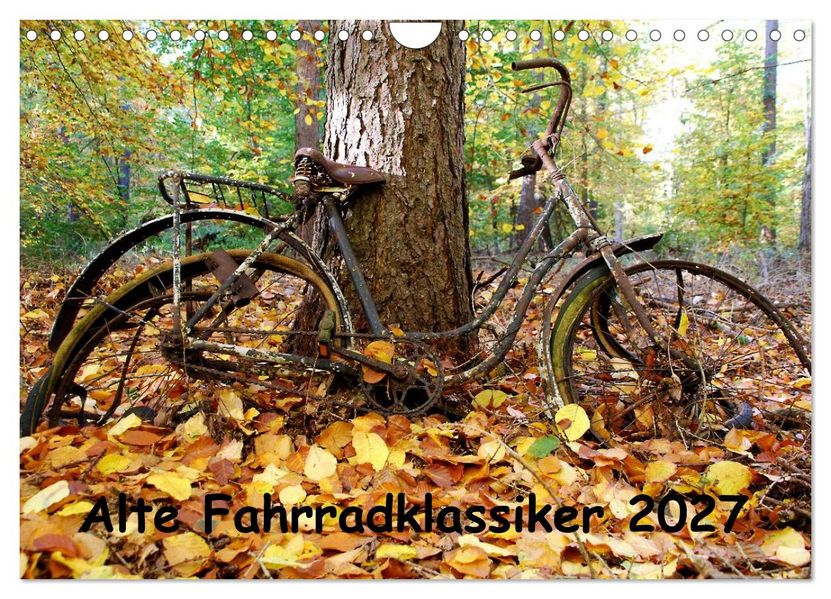 Alte Fahrradklassiker 2027 (Wandkalender 2027 DIN A4 quer) CALVENDO Monatskalender