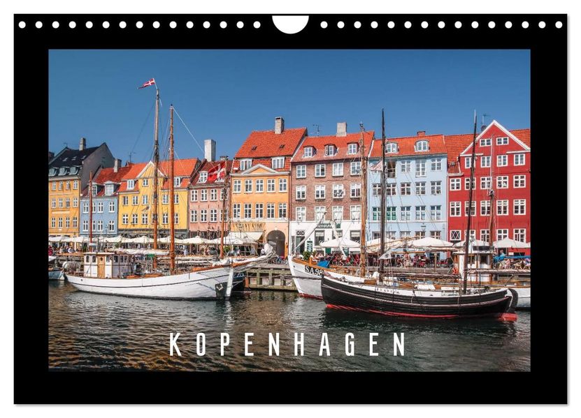 Kopenhagen (Wandkalender 2027 DIN A4 quer) CALVENDO Monatskalender