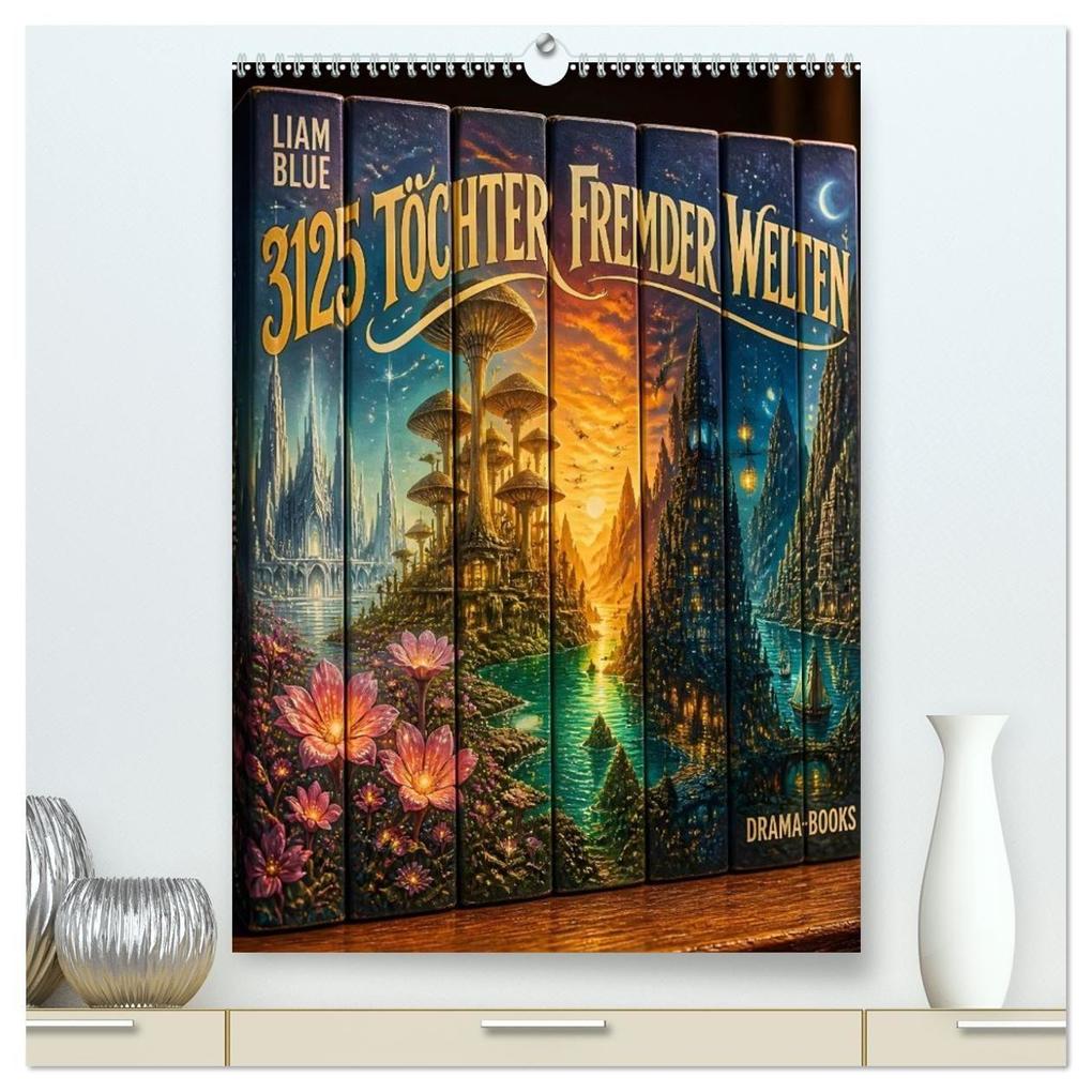 3125 - Töchter fremder Welten (hochwertiger Premium Wandkalender 2027 DIN A2 hoch) Kunstdruck in Hochglanz