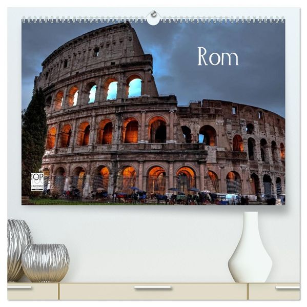 Rom (hochwertiger Premium Wandkalender 2027 DIN A2 quer) Kunstdruck in Hochglanz