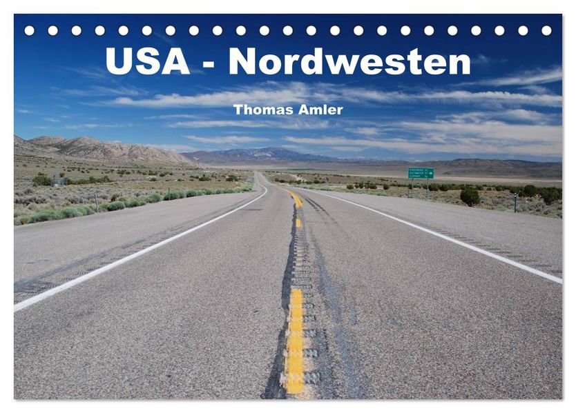 USA - Nordwesten (Tischkalender 2027 DIN A5 quer) CALVENDO Monatskalender