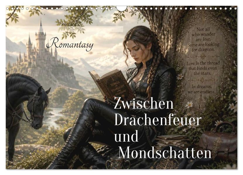 Zwischen Drachenfeuer und Mondschatten (Wandkalender 2027 DIN A3 quer) CALVENDO Monatskalender